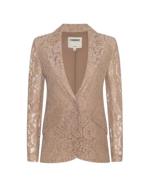 L'Agence Natural Blazer Chamberlain En Dentelle