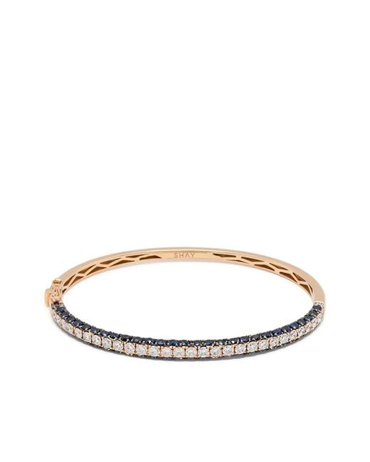 SHAY Metallic 18K Rose Sapphire Bracelet