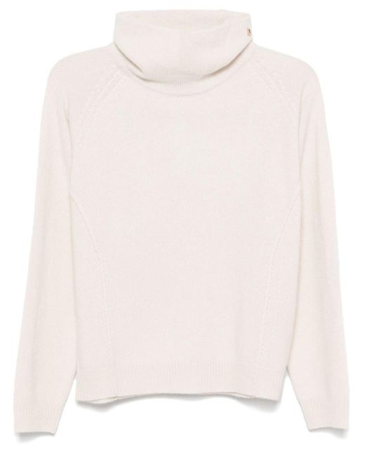 Liu Jo Natural Wool Sweater