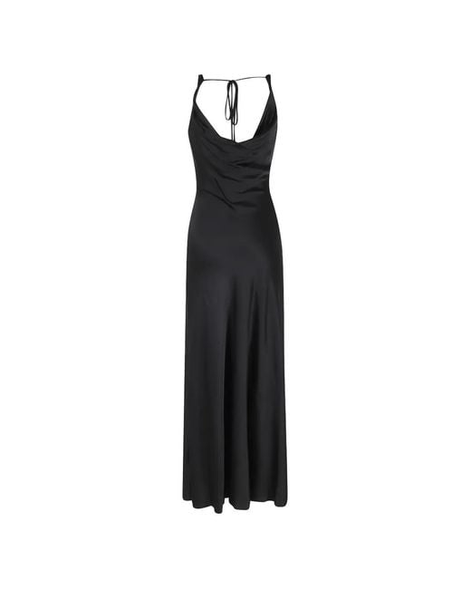 MEIMEIJ Black Sleeveless Maxi Dress