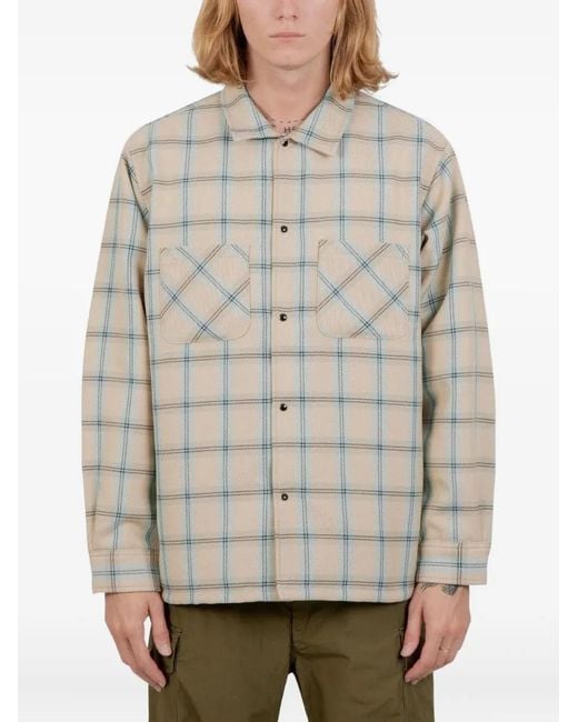 Beams Plus Gray Checked Shirt for men