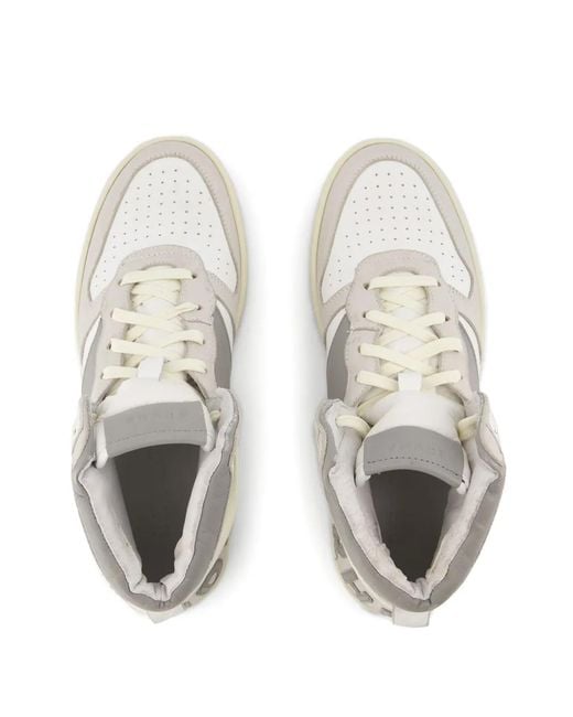 Rhude White Logo-Patch Sneakers for men