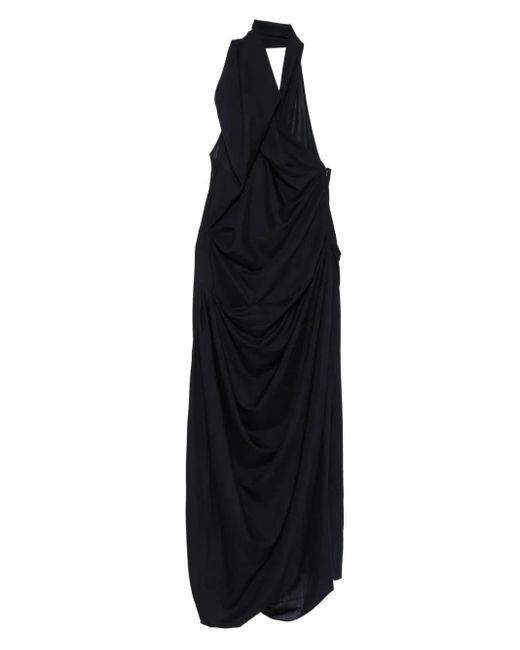 Robe Drapée À Dos-Nu Vivienne Westwood en coloris Black