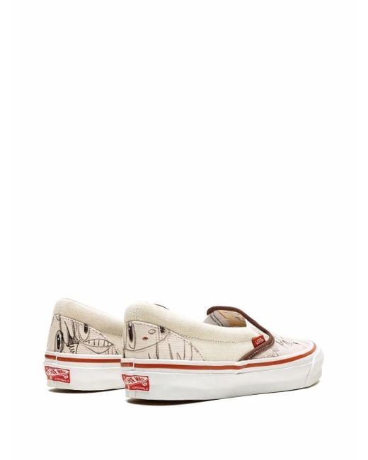 Vans White X Javier Calleja Og Classic Slip-On "Potting Soil" Sneakers