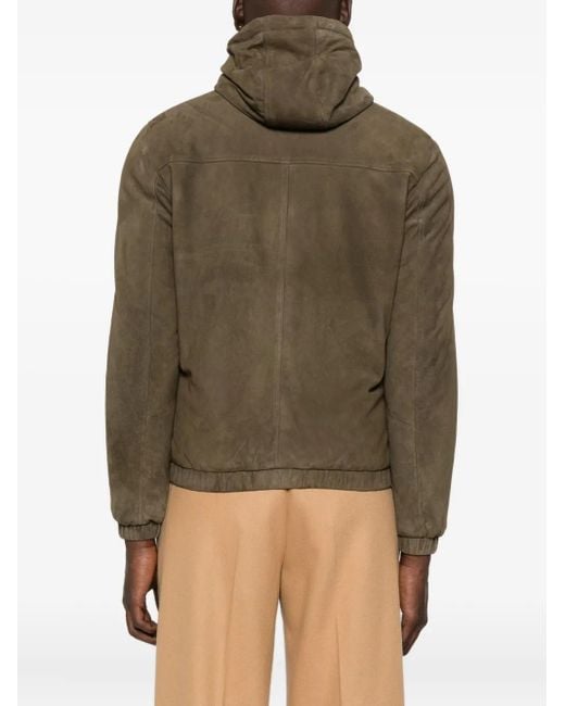 Valstar Wildlederjacke mit Kapuze in Green für Herren