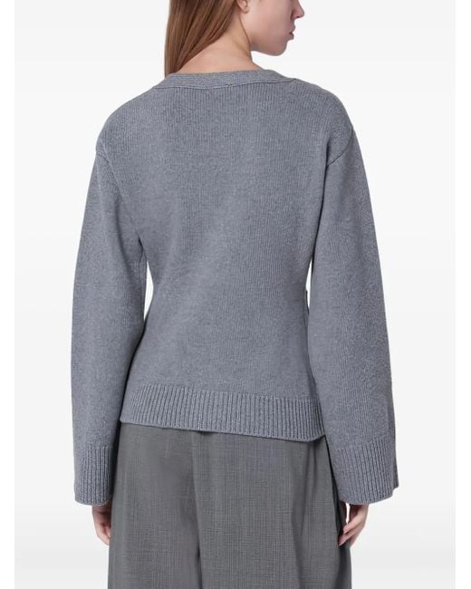 Almada Label Gray Drea Cardigan