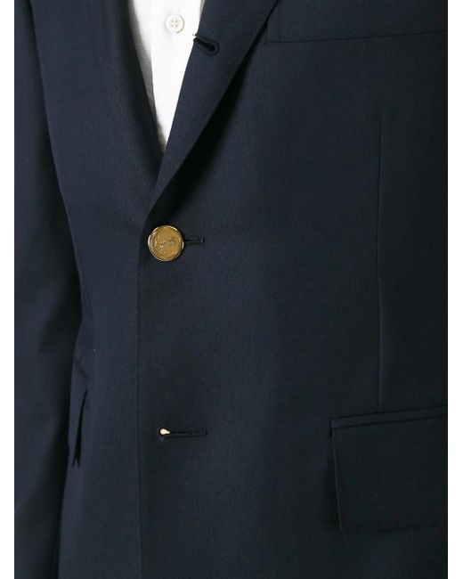 Thom Browne Blue Super 120S Twill Sport Blazer for men