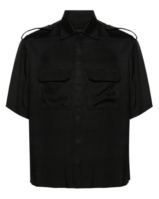 Chemise à épaulettes Neil Barrett pour homme en coloris Black