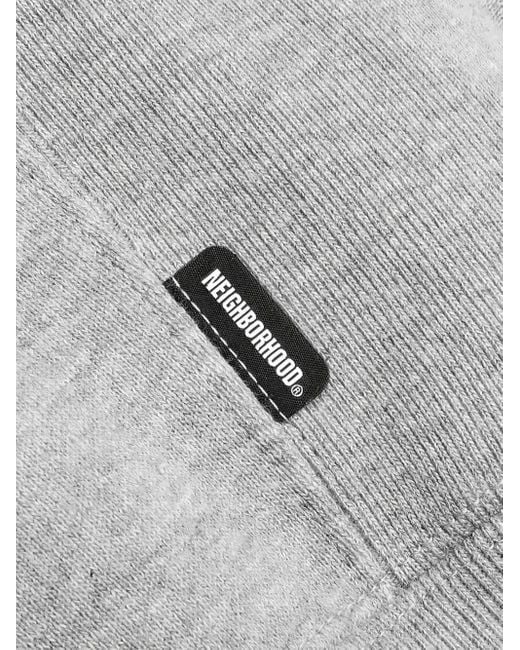 Neighborhood Gray Logo-Print Sweatshirt for men