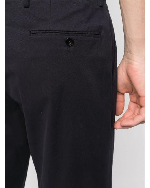 Zegna Blue Cotton Trousers for men