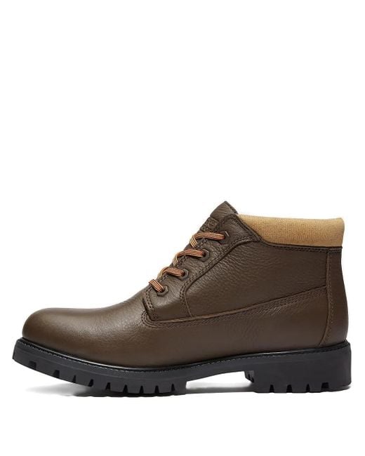 Timberland Brown Lace-Up Boots for men