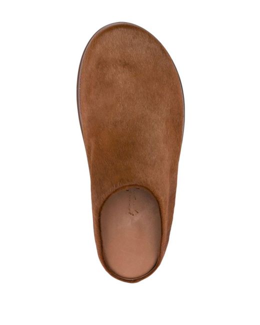 Marsèll Brown Accom Suede Slippers