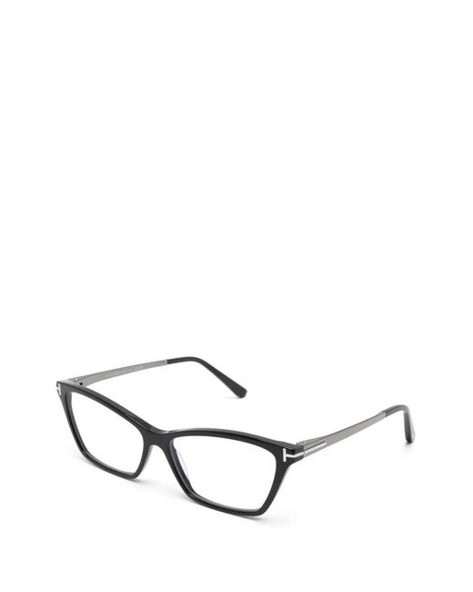 Tom Ford Black Square-Frame Glasses