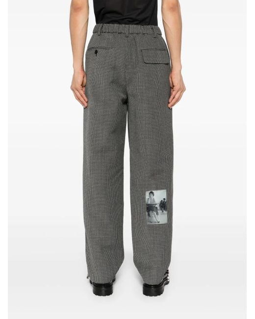 Undercover Broek Met Patchwork in het Gray voor heren