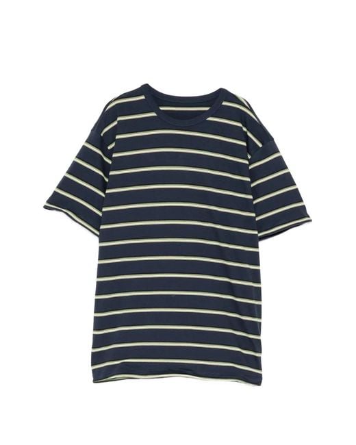JNBY Blue Striped Twist T-Shirt