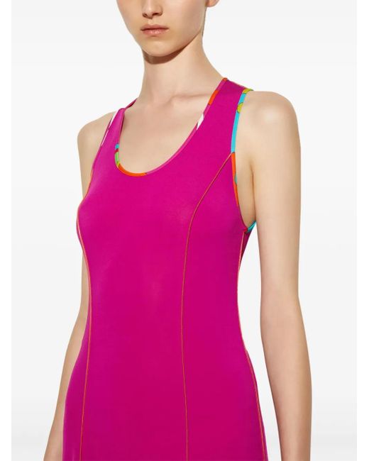 Emilio Pucci Pink Vivara-Print Dress