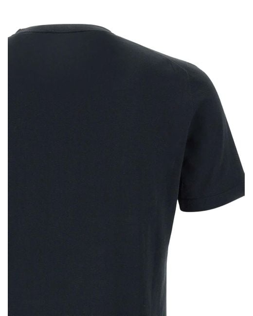 Kangra Black Crew-Neck Short-Sleeve T-Shirt for men
