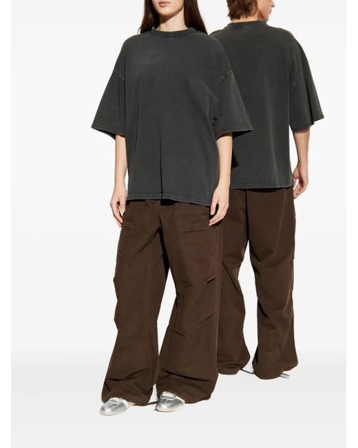 Entire studios Brown Drawstring Cargo Trousers