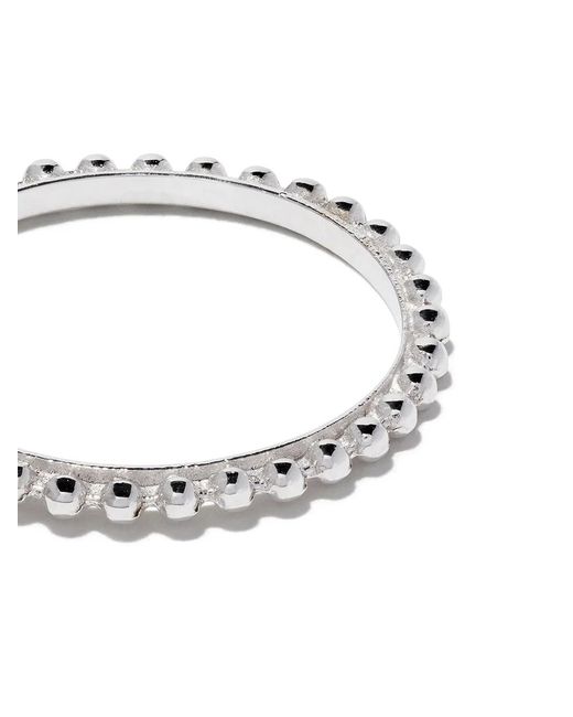 Wouters & Hendrix White 18Kt Ball Chain Ring