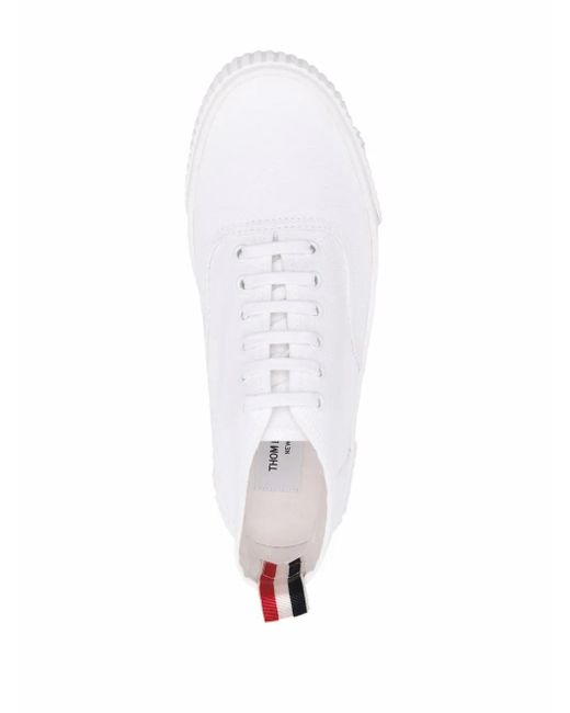 Thom Browne White Heritage Sneakers