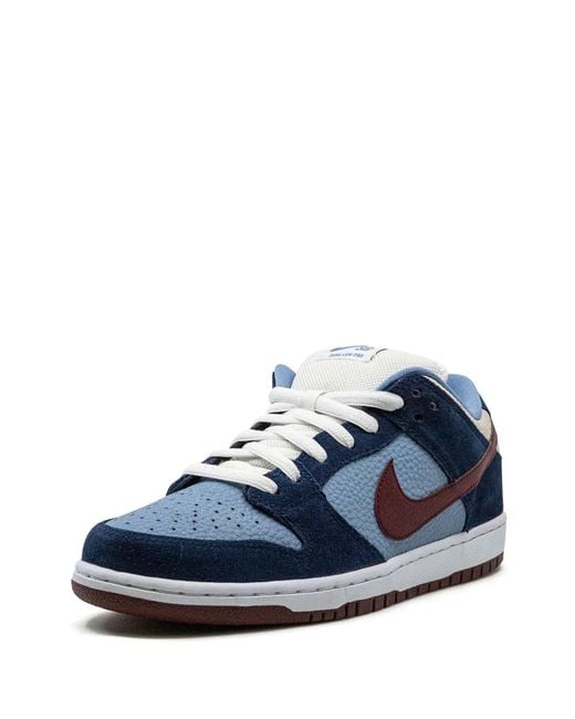 Nike Blue X Ftc Sb Dunk Low Premium "Finally" Sneakers