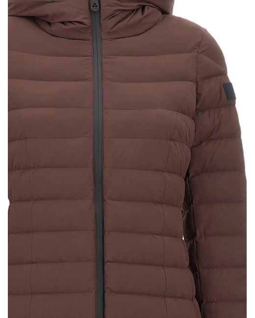 Peuterey Brown Campbell Hooded Down Jacket