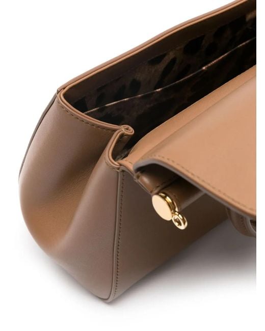 Dolce & Gabbana Natural Small Sicily Handbag