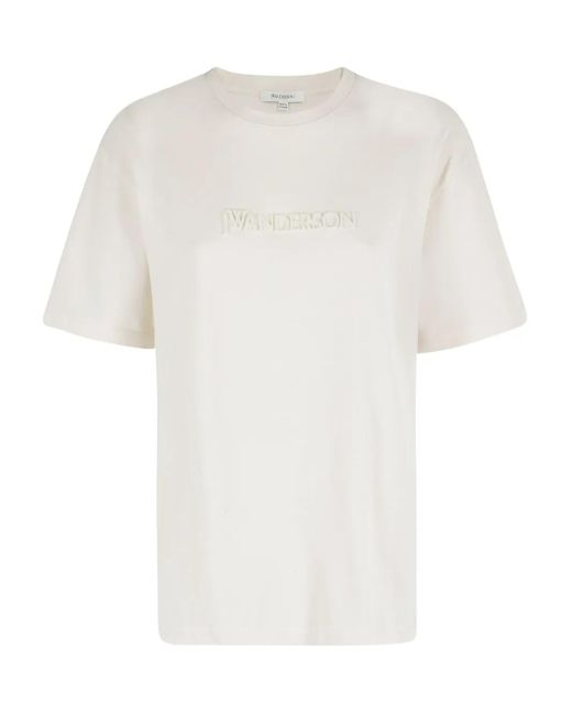 J.W. Anderson ロゴ Tシャツ White