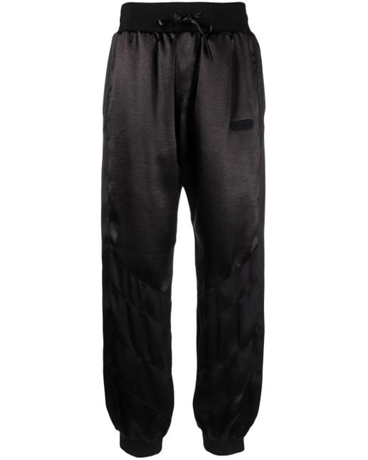DSquared² Black Logo-Appliqué Track Pants