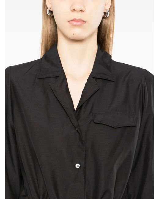 JNBY Black Collared Mini Dress