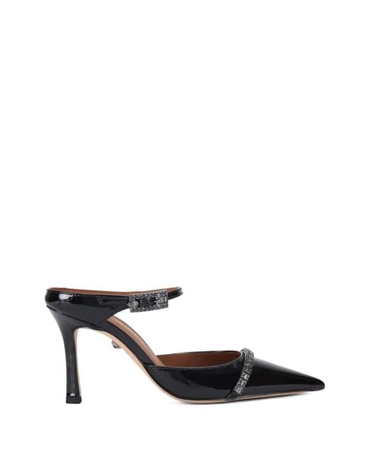 Kurt Geiger Black Strass Point Mules
