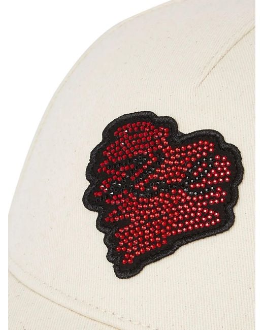Karl Lagerfeld White K/Heart Cap