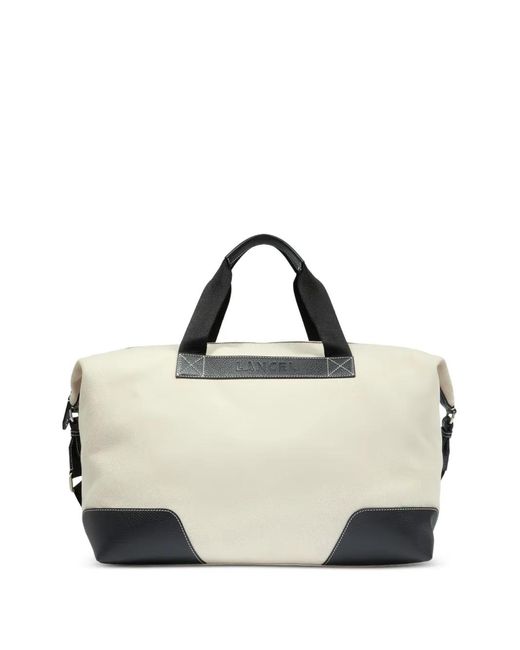 Lancel Metallic Top-Handles Weekend Bag