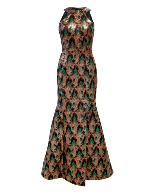 Mary Katrantzou Green Alethea Gown