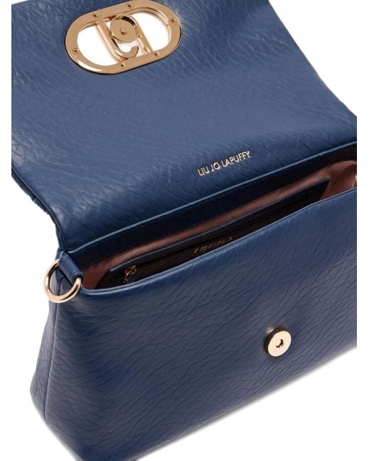 Liu Jo Blue Mittelgroße LaPuffy Schultertasche mit Kettenriemen
