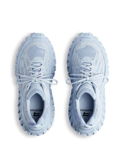 Balenciaga Blue Bouncer Tread-sole Sneakers for men
