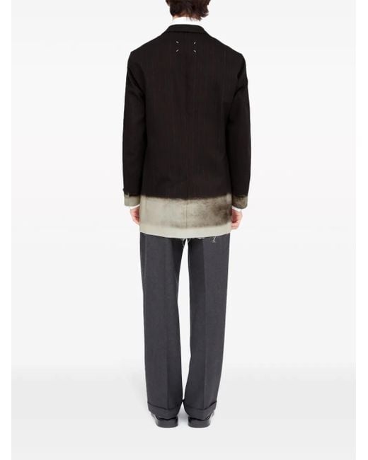 Maison Margiela Blazer Met Krijtstreep in het Brown voor heren