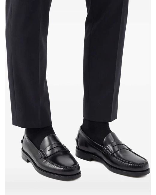 Sebago Black Penny-Strap Loafers for men