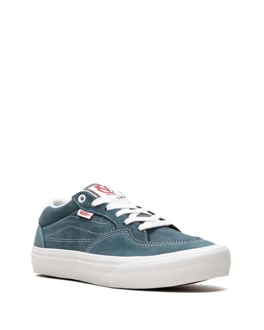 Vans Blue Rowan Suede Sneakers