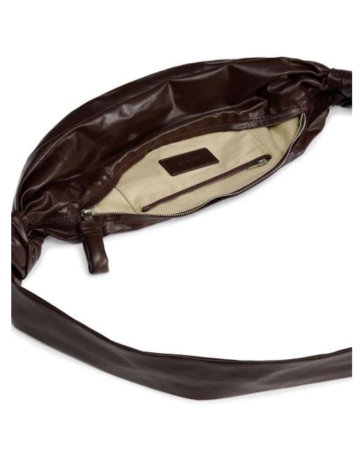 Lemaire Metallic Small Soft Croissant Bag