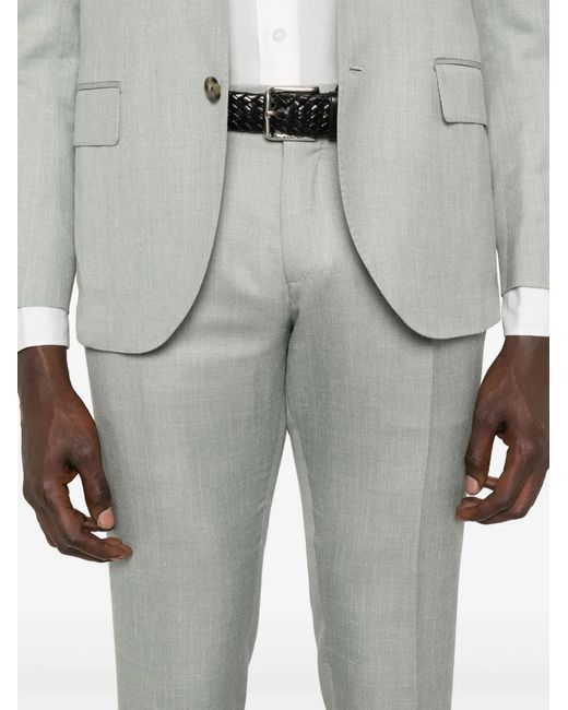 Lardini Gray Single-Breasted Suit for men