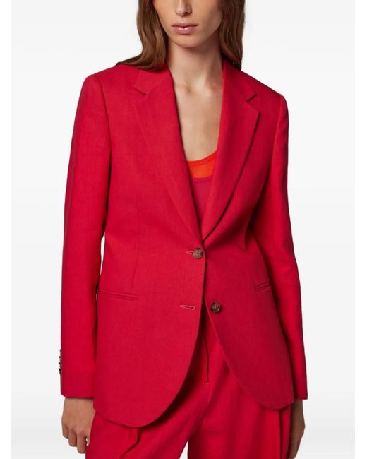 Paul Smith Red Linen Blazer