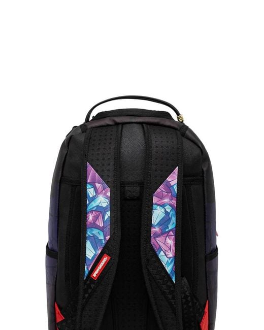 Sprayground Blue Graphic-Print Backpack