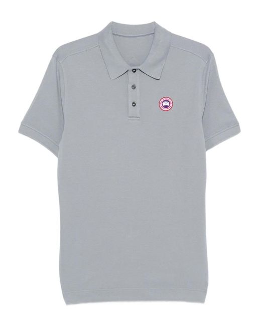 Canada Goose Gray Beckley Polo Shirt for men