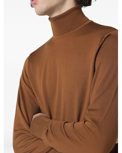 John Smedley Brown Richards Long-Sleeve Sweater for men