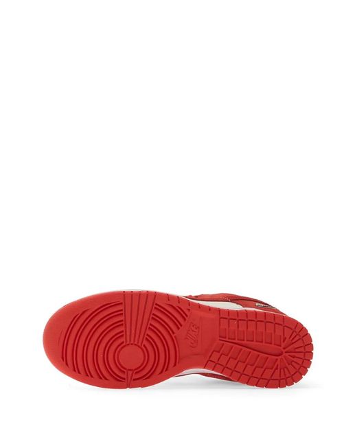 Nike Red Dunk Low Sneakers