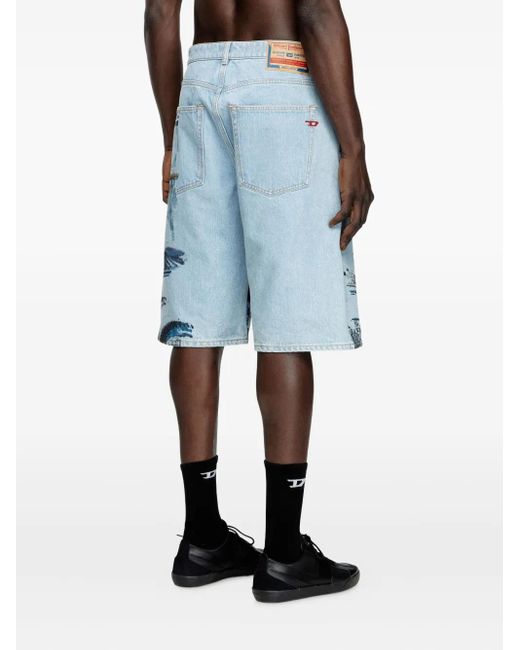 DIESEL X Tom Of Finland Foundation ショートパンツ Blue