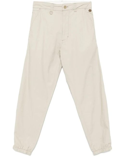Chocoolate Natural Drawstring Trousers for men