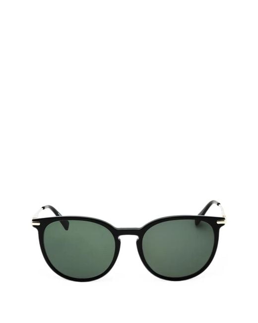 Longchamp Green Round-Frame Sunglasses