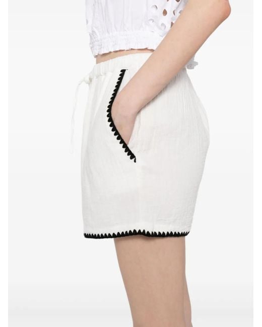 Rails White Sunny Shorts